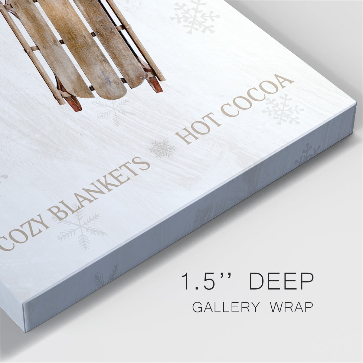 Sled Races- Gallery Wrapped Canvas