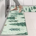 thumbnail image 2 of Kitchen Rugs Sets Of 2,Light Green Christmas Tree Pattern Anti Fatigue Kitchen Mat Rugs Non Slip Washable,Decorative Kitchen Floor Mats for Kitchen,Sink,Laundry,17"X47", 2 of 5