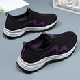 thumbnail image 5 of Zapatos casuales de mujer Malla transpirable Slip-On Light para verano (Negro 37) Wdftyju Tenis De Mujer Tenis De Hombre, 5 of 5