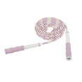 thumbnail image 2 of Cuerda de saltar segmentada, ajustable, desenredada, flexible, de plástico PP, para niños, color morado, 2 of 12