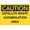 Warning Sign 2, variant on Caution Sign Chemical Goggles Required in This Area Aluminum Tin Sign 8"x12" - For Home Coffee Bar Wall Decor