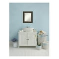 thumbnail image 2 of Milano Bronze Beveled Wood Bathroom Wall Mirror, 2 of 5