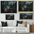 thumbnail image 4 of Designart "Portrait of a Moose in Black and White" Animals Canvas Print, 4 of 5