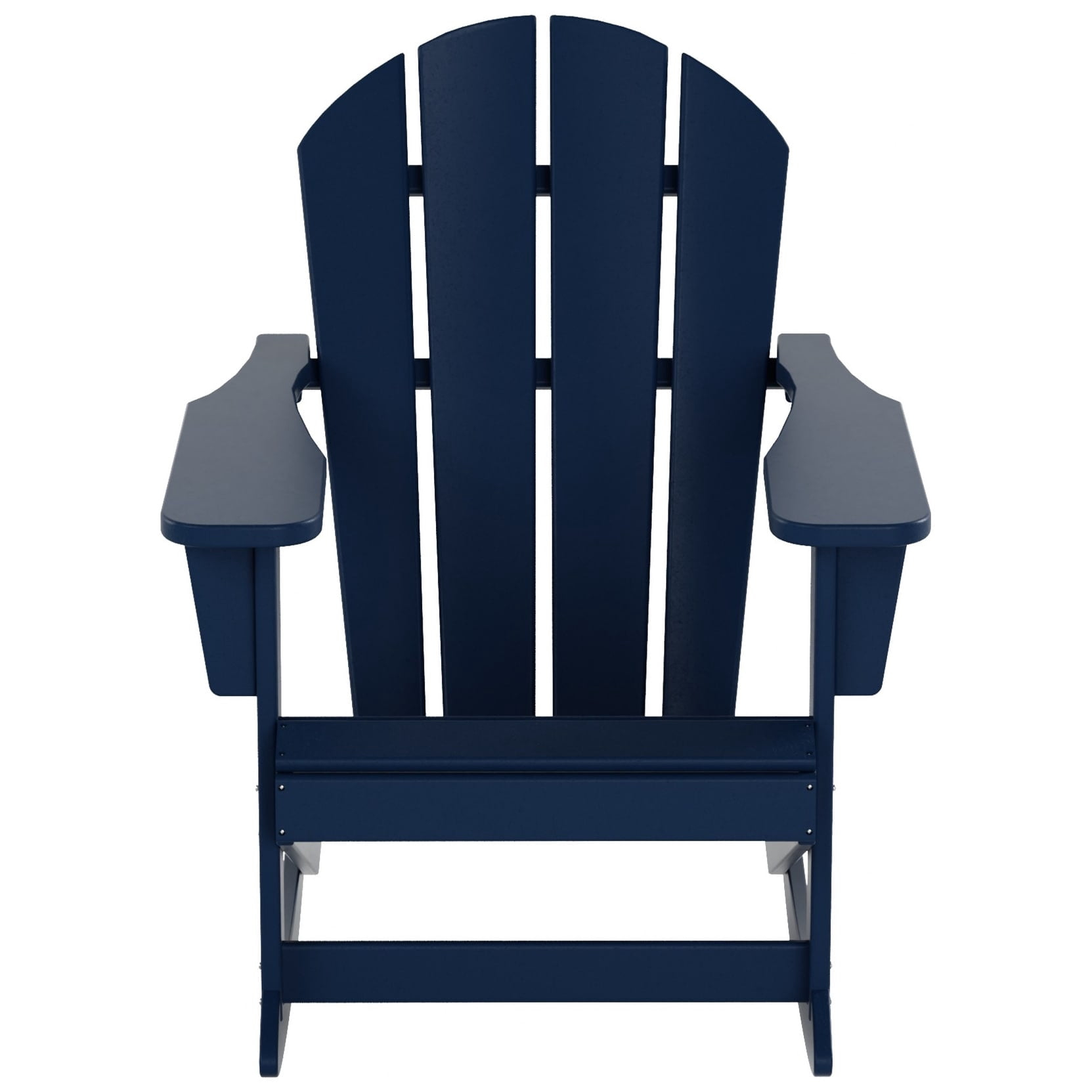 Polytrends  Laguna Hdpe All Weather Outdoor Patio Rocking Chair (Set of 2) Navy Blue