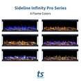 thumbnail image 4 of Touchstone Sideline Infinity Pro 3 Sided Smart Electric Fireplace - 60" Wide, 4 of 16