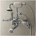thumbnail image 6 of Kingston Brass Wall-Mount Clawfoot Tub Faucets With Polished Chrome AE54T1, 6 of 7