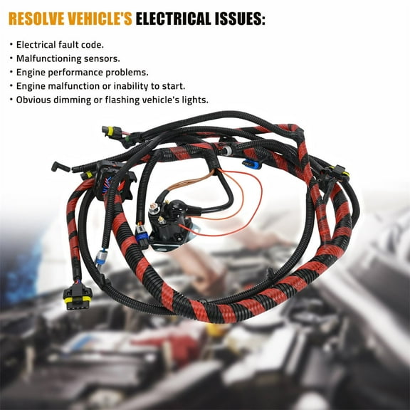 Engine Wiring Harness Assembly For 1997 Ford F-250 HD F-350 F7TZ-9A451-CA 7.3 L OE：F7TZ9A451CA