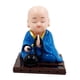 thumbnail image 2 of Figura pequeña de juguete solar para decoración de salpicadero de coche, muñecos con cabeza asintiendo, Buda y Azul, 2 of 9