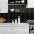 thumbnail image 3 of clevermosaics Marble Vinyl Peel and Stick Tile for Kitchen Backsplash, 12" x 12", Pack of 10, 3 of 6
