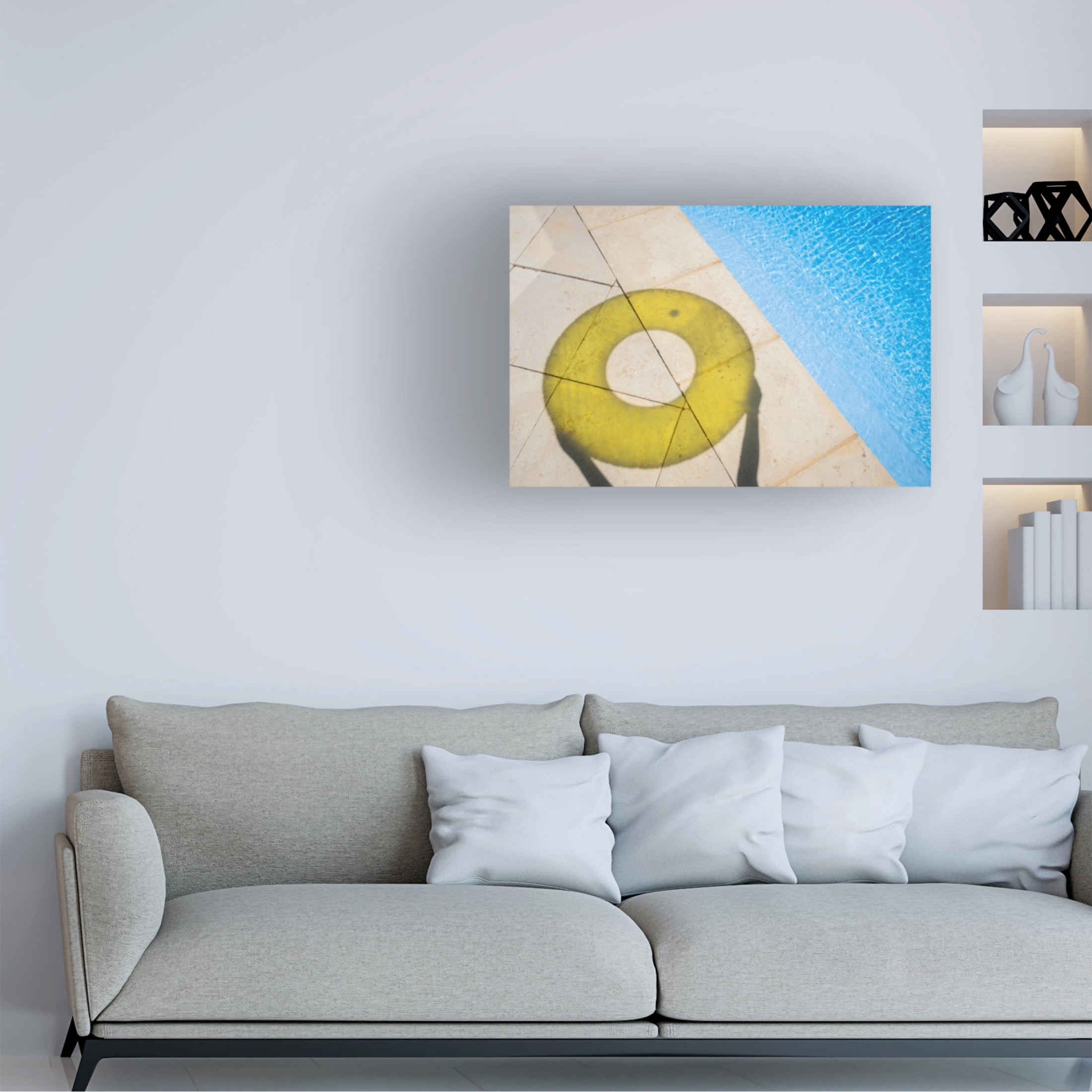 Canvas Wall Art - Gloria Salgado Gispert 'In Summer' Wall Art for Living Room, Bedroom, or Office D?cor by Trademark Fine Art - 24 x 16 Inches