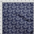 thumbnail image 4 of oneOone Rayon Dark Blue Fabric Block Quilting Supplies Print Sewing Fabric By The Yard 56 Inch Wide-L2, 4 of 8