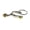 Silver, variant on Tibvox Alloy Spur Keyring Elegant Charm Spur Key Accessory Key Holder Alloy Texture