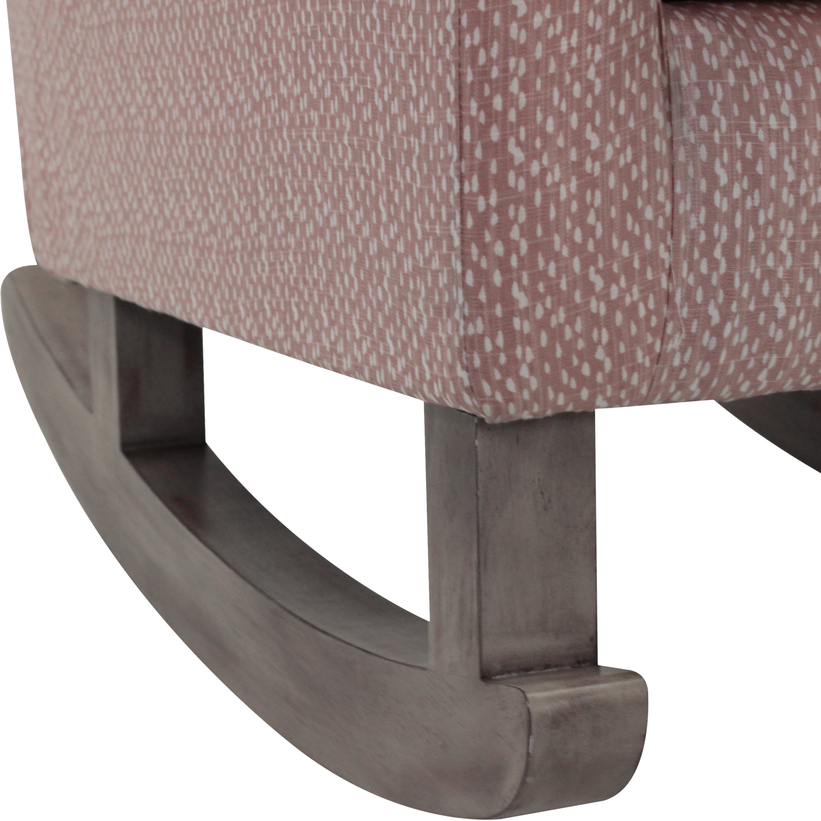 Better Homes & Gardens Darcie Rocking Chair, Blush Pink