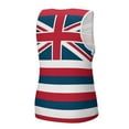 thumbnail image 5 of Men Summer British Flag Gradient Printed Tank Top Shirt Sleeveless Vest Running Workout Tee, 5 of 5