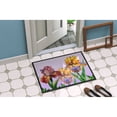 thumbnail image 4 of Purple and Yellow Iris Doormat 18x27, 4 of 4