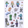 thumbnail image 3 of Hoja de pegatinas 3D en relieve de Minecraft con 26 pegatinas, 3 of 3