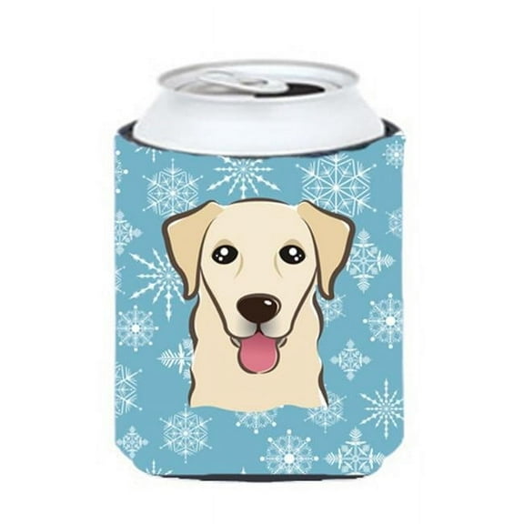 Snowflake Golden Retriever Can & Bottle Hugger
