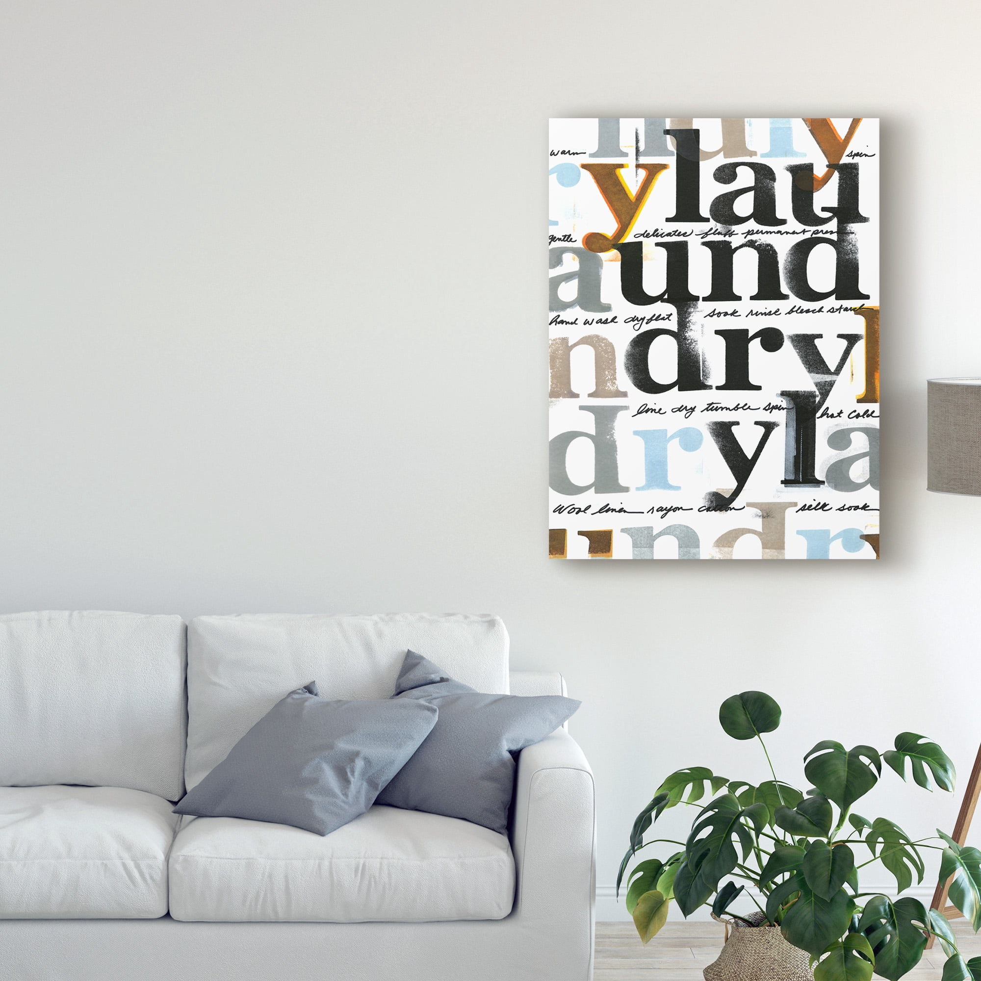 Trademark Fine Art 'Laundry Lines IV' Canvas Art by Deborah Velasquez
