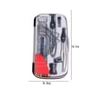 thumbnail image 4 of TACILIP Geometry Set 10 Math Supplies Kit Including Protractor Ruler Eraser Pencil Lead Refills Pencil Sharpener Storage Box for Drawing and Measurement School Supplies, Gifts for Mom, 4 of 6