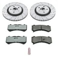thumbnail image 3 of PowerStop Front Z26 Street Warrior Carbon-Fiber Ceramic Brake Pad and Drilled and Slotted Rotor Kit Fits: DODGE JEEP Select Models K5957-26, 3 of 9