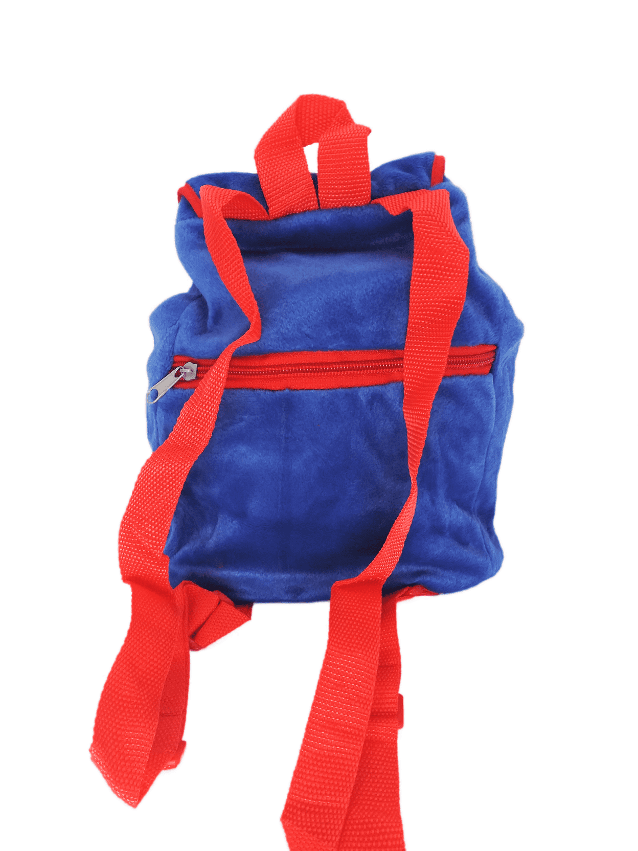 Winnie the Pooh Bear Small Drawstring Plush Backpack Blue