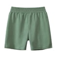 thumbnail image 3 of 3 Packs Baby Boys Elastic Waist Shorts Solid Kids Cotton Shorts Multicolor 2-8 Years Toddler Short Pants, 3 of 5