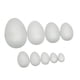 thumbnail image 1 of 9 huevos de espuma de Pascua para pintar, sin pintar, color blanco, para proyectos decorativos. estilo B, 1 of 8