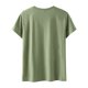 thumbnail image 3 of Gibobby Blusa Casual de Mujer Mujeres Casual Letras Impresión Diaria Camisas Cuello Redondo Manga Corta Camiseta Suelta Tee Tops Túnica Blusa(Verde,XL), 3 of 5