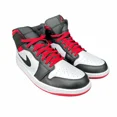 thumbnail image 2 of Ni - ke ??Ni - ke Air Jordan 1 Mid Mens Shoes White Black Red Retro Sneaker DQ8426-106 New, 2 of 5