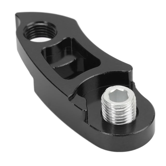 Bike Tail Hook Extension Extender, Enlarging Flywheel Speed Bike Rear Derailleur Hanger CNC Precise Machining For Cyclists For Most Tail Hooks Black