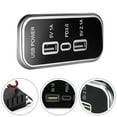 thumbnail image 4 of PrePat Car Charger Dual USB PD Type-C Adapter Power Socket Fast Charging Panel Mount, 4 of 12