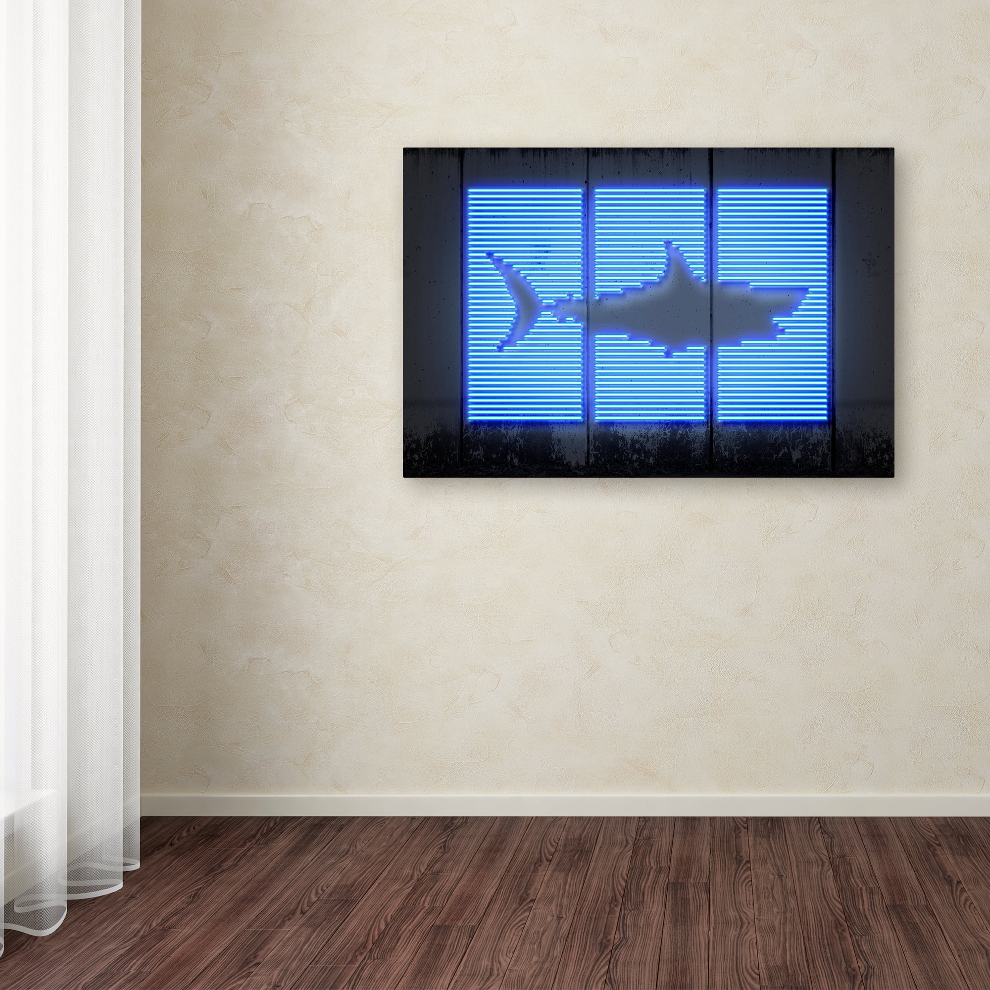Trademark Fine Art 'Shark' Canvas Art by Octavian Mielu