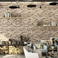 thumbnail image 3 of 3D Foam Brick Wallpaper 27.6X30.3 Inch, Vintage Stone Pattern Self-Adhesive Wall Panels for Bedroom Kitchen, Waterproof Peel And Stick Backsplash Tiles, 10 Stickers, 3 of 3