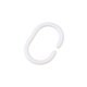 thumbnail image 1 of Anillos para cortina de ducha Interior Softness, 12 piezas, antracita transparente, 1 of 5