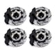 thumbnail image 5 of 4 piezas de aleación de aluminio perfecl llanta de rueda de hexagonal decoración para UDR 1/7 RC coche de carreras accesorios Negro, 5 of 6