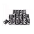 thumbnail image 3 of Guardurnaity Paquete de 24 cuentas de barba trenzado rastas tubo pasador de pelo estilo vikingo Quick Beader pinzas para el cabello regalos collar joyería Accesorio para el cabello plata antigua Guardurnaity AP008961-01B, 3 of 6
