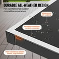 thumbnail image 3 of VEVOR Ping Pong Table Foldable Table Tennis Game Table Indoor Outdoor with Net, 3 of 9