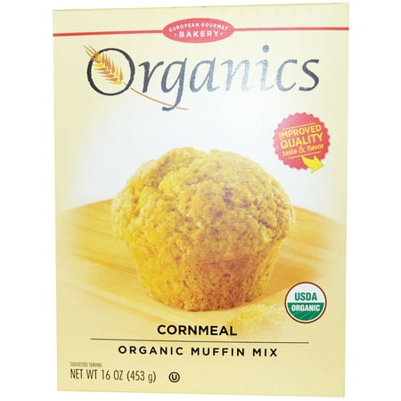 - European Gourmet Bakery, Organics, Cornmeal Muffin Mix, 16 oz(pack of 4)
