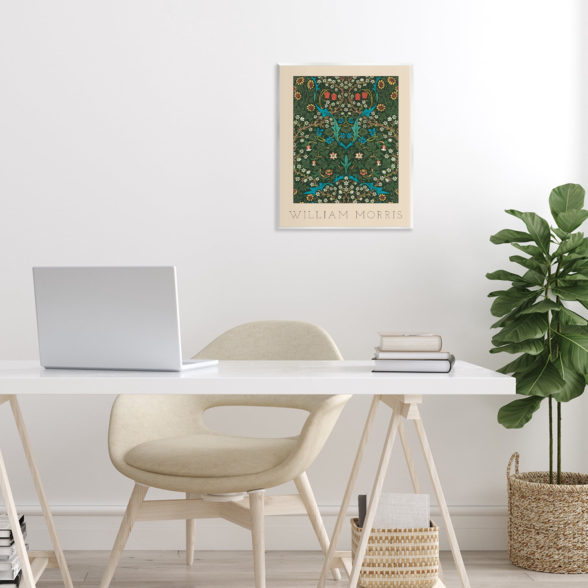Stupell Industries Ornate Botanicals William Morris Wall Plaque Art, design by Lil' Rue