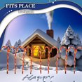 thumbnail image 4 of 5 Pieces/Set Ground Light Waterproof Light for Ground Light Garden Patio Plastic Christmas Themed Lighting Decor, Solar Power, 4 of 7