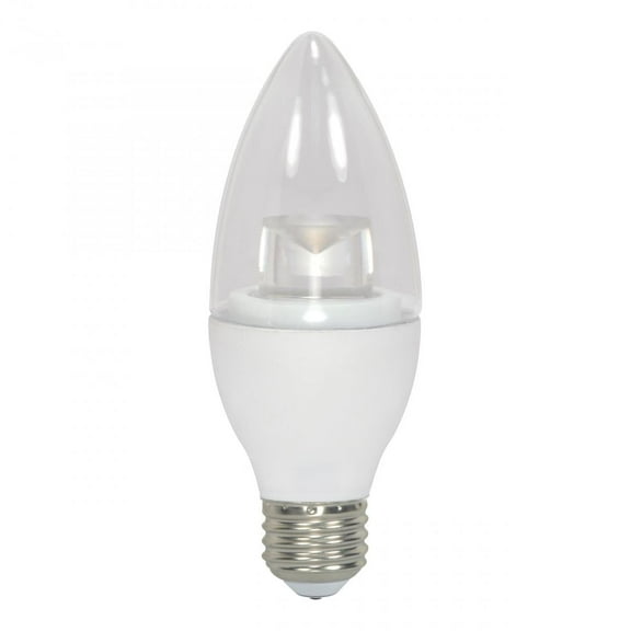 Satco S8953 - 4.5 Watt; B11 LED; 3000K; Medium base; 120 Volt (12 Bulbs)