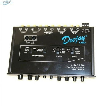 2 Way Crossover Line Driver with 4 Band EQ
