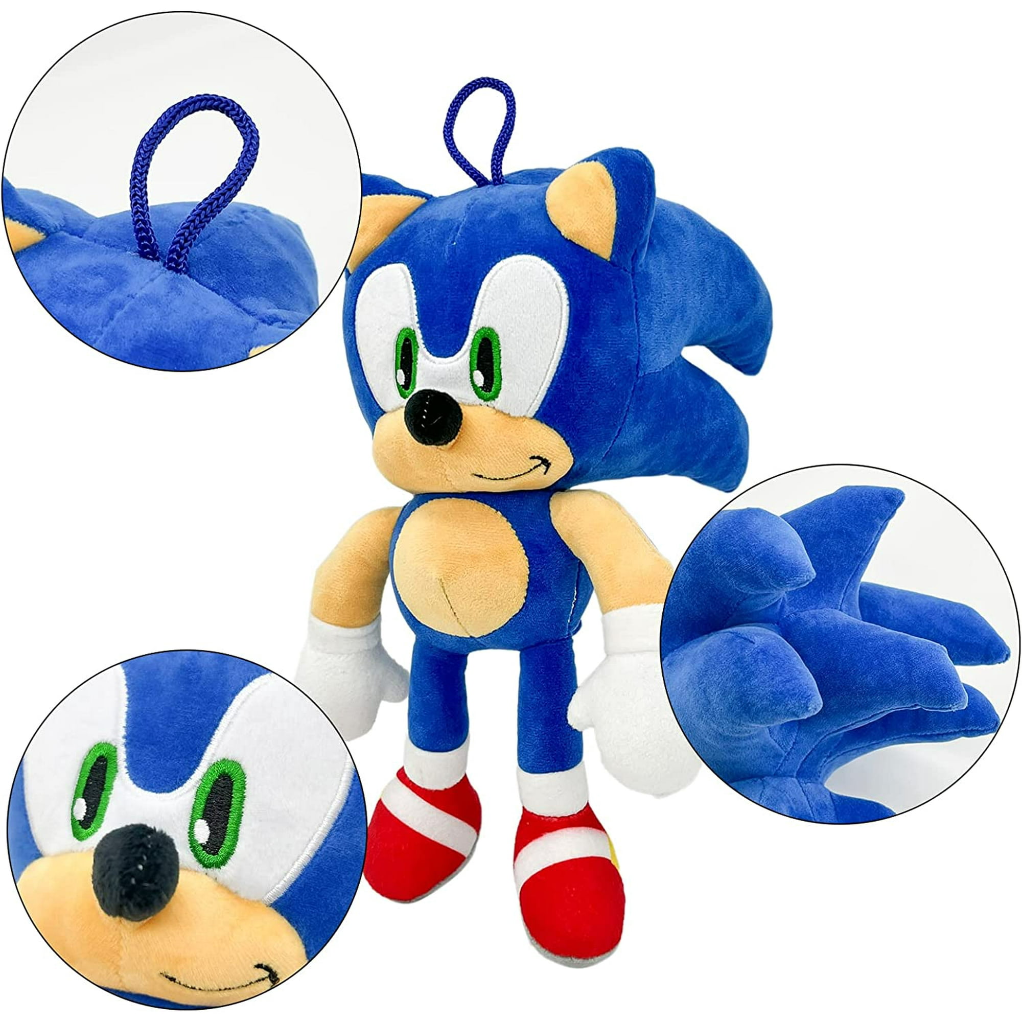 Ftzoiiyv Cute Sonic Hedgehog Plush Toy Mouse Super Sonic Plush Toy The Hedgehog Stuffed Cartoon Character Blue Toy The Best Gift For Friends And Ch
