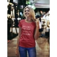 thumbnail image 2 of Kids Can Smell Us Relaxing! Women T-Shirt, Female Small, 2 of 4