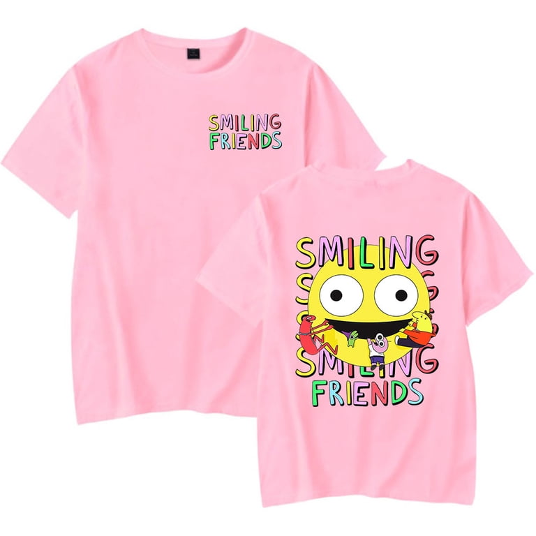 Smiling Friends Vintage 90s T-shirt Merch Men Short Sleeve Women