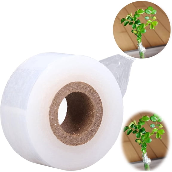 Grafting Tape, Tree Tape Grafting Kit 1 Pack Stretchable Gardening Tape Plants Repair Budding Grafting Tape for Fruit Trees and Floral Tree Grafting Supplies 1.2inch Width , Grafted Film