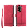thumbnail image 2 of Funda Tipo Billetera para Xiaomi Redmi A5 4G Carcasa Abatible con Porta Tarjetas, Bolsillo para Efectivo, Soporte Ajustable, Cierre Magnético y Correa de Muñeca Rojo, 2 of 6