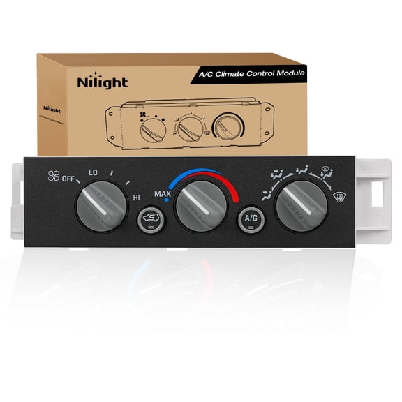 Nilight A/C Heater Climate Control Module Switch Compatible with 1996 1997 1998 1999 2000 2001 2002 Chevy GMC C1500 2500 3500 K1500 Truck Replacement Air Conditioning Panel