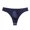 Blue, variant on Men Briefs High Elasticity Fit Tight Cut Letter Print Panties Sports Gym Thin Ice Silk Seamless Underwear