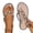 Gold, variant on Willtoo Womens Flip Flops Sandals Bohemian Rhinestone Open Toe Casual Flats Sandals Comfort Beach Flat Walking Shoes